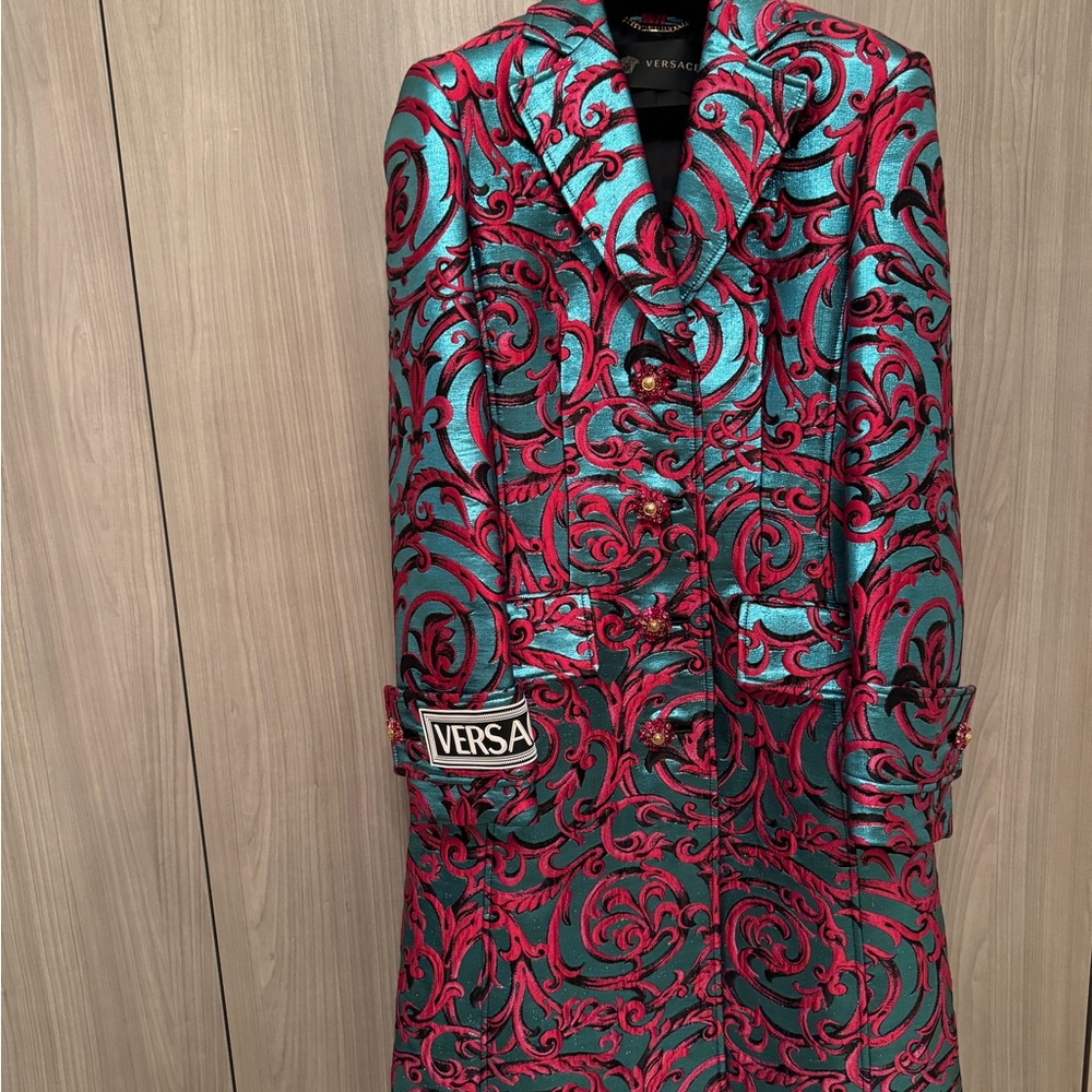 Versace Baroque Trench Coat